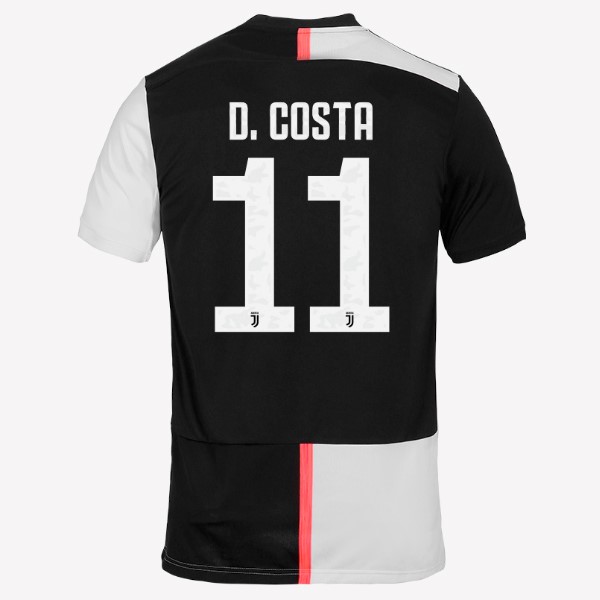 Trikot Juventus NO.11 D.Costa Heim 2019-20 Weiß Schwarz Fussballtrikots Günstig